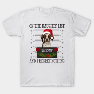 On The Naughty List, And I Regret Nothing T-Shirt